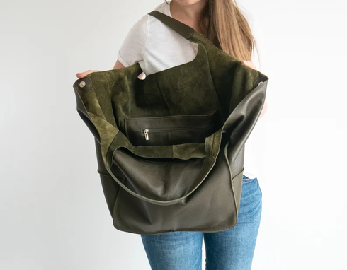 Custom Made Large Shoulder Bag, Large Hobo Bag, Oversize Tote, Large Handbag