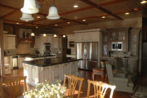 Custom Made Painted And Glazed French Country Kitchen