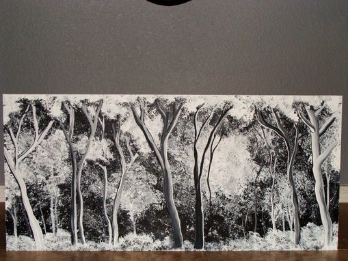 Custom Made Forest On Panel