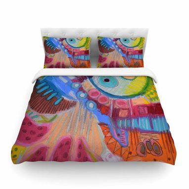 Custom Made Mya Papaya Duvet Cover & Shams