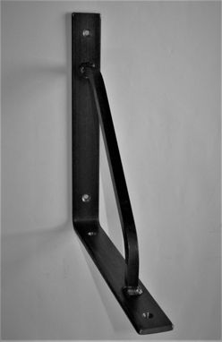 Custom Made Iron Shelf Bracket, Heavy-Duty Forged Steel Brackets/Corbels