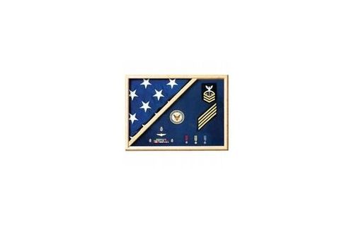 Custom Made Military Flag Case, Military Certificate Flag Box