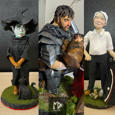 Custom Made Custom Polymer Clay Figures/Figurines -Deposit - (Made To Order)
