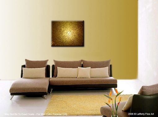 Custom Made Abstract Gold Original Painting Sale 22% Off - Free Shipping