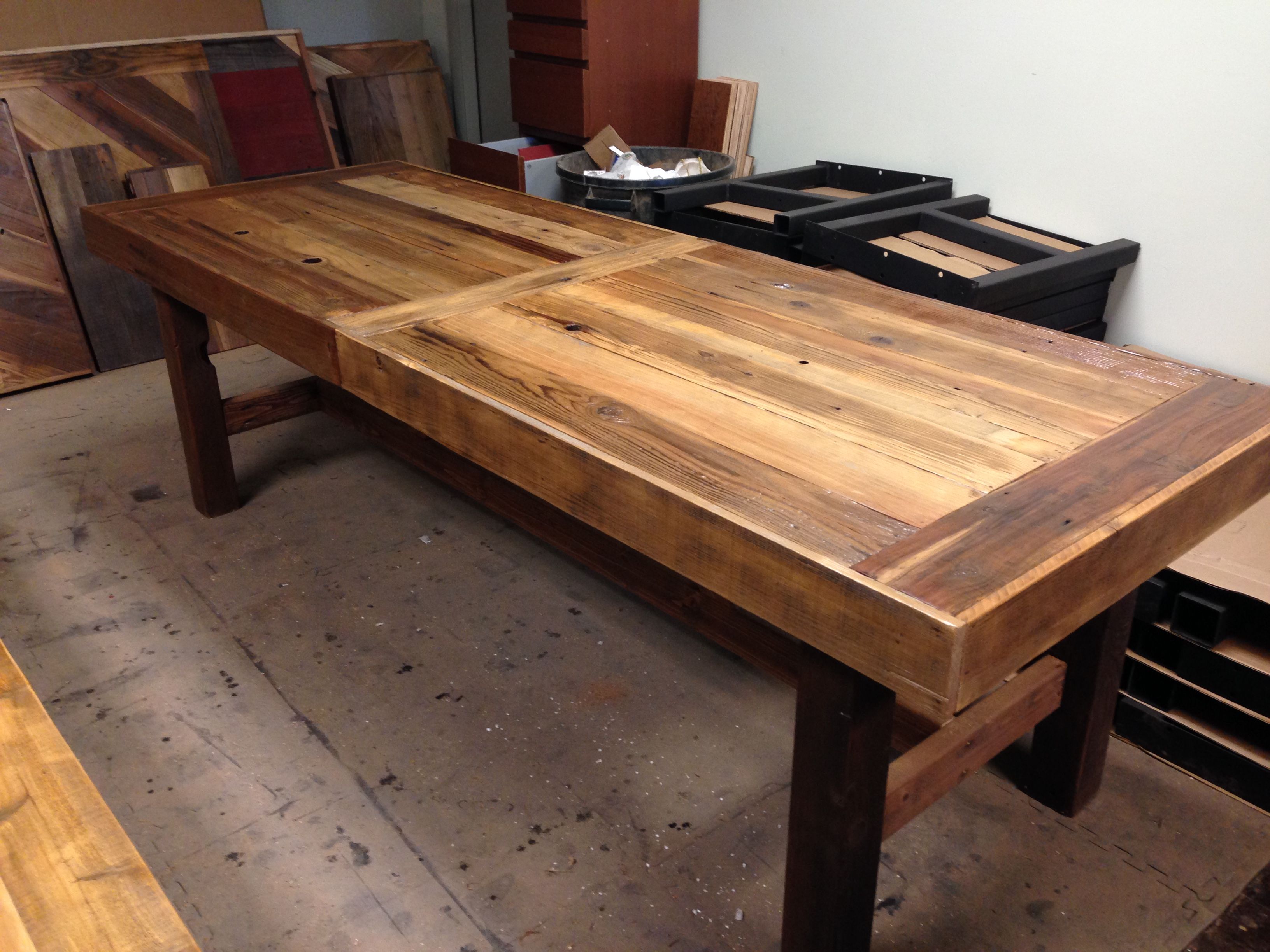 Hand Crafted Reclaimed Wood Indoor And Outdoor Tables Custom by