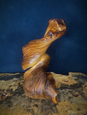 Custom Made Free Standing Rustic Twisted Juniper Sculpture