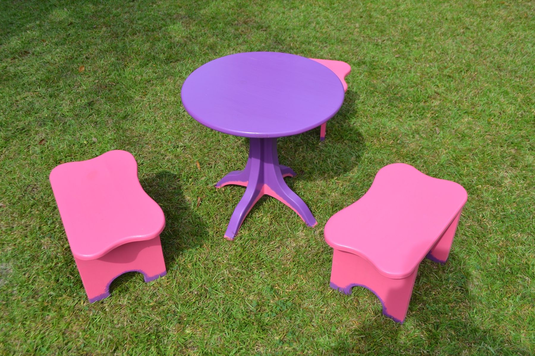 Hand Made Children's Maloof Inspired Table And Stool Set by Fine ...