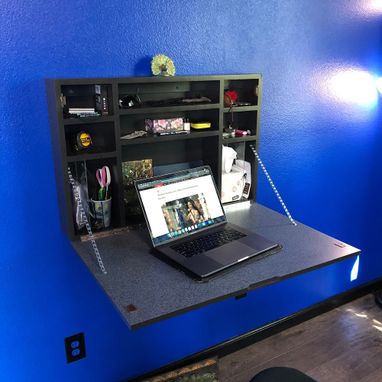 Custom Made Home Office Wall Mounted Desk