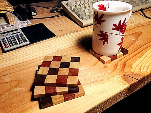 Custom Made Exotic Wood Coasters