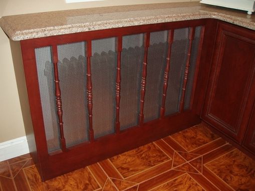Custom Made Kitchen Cabinet Install With Custom Radiator Cover