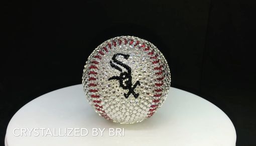 Custom Made Any Team Crystallized Baseball Mlb Game Sized Sports Bling Genuine European Crystals Bedazzled