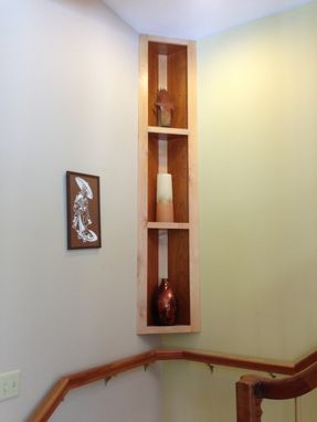 Custom Made Built-In Corner Shelf