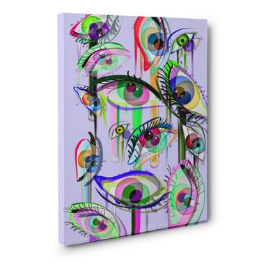 Custom Made Eye Canvas Wall Art