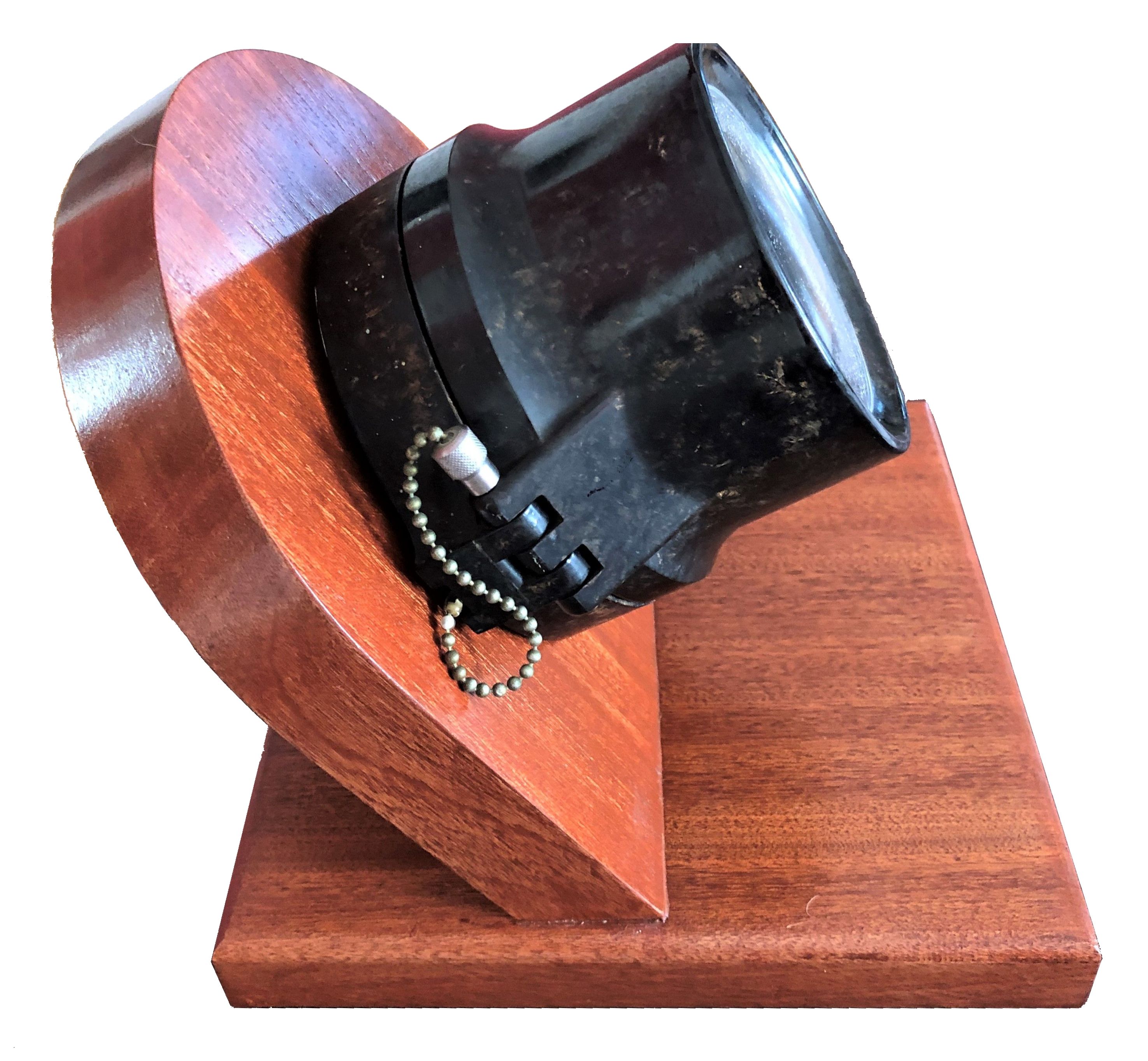 Hand Crafted Ship's Clock Stand by Mountain Woodworker