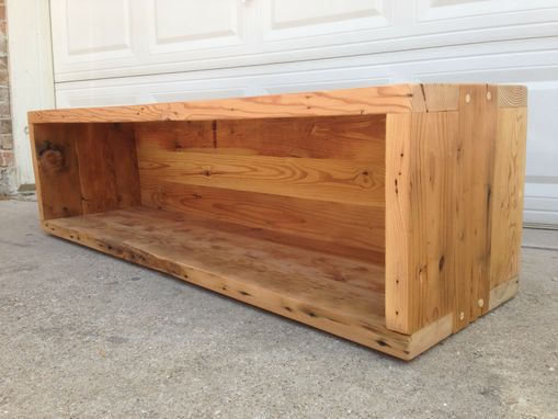 Custom Made Reclaimed Storage Bench