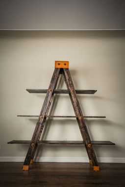 Custom Made Industrial Ladder Shelf