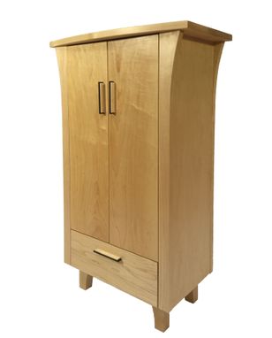 Custom Made Mid-Century Style Maple Cabinet