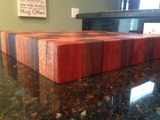 Custom Made Handmade Reclaimed Wood Butcher Block Cutting Board
