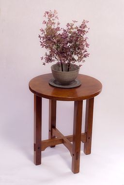 Custom Made Stickley Design Craftsman Round Side Table