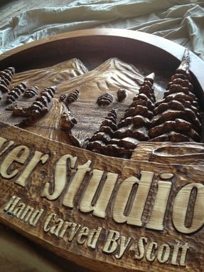 Custom Made Custom Made, Wooden Signs, Hand Carved By Scott, Home, Business, Cabin