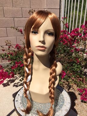 Custom Made Anna Frozen Costume Cosplay Custom Wig
