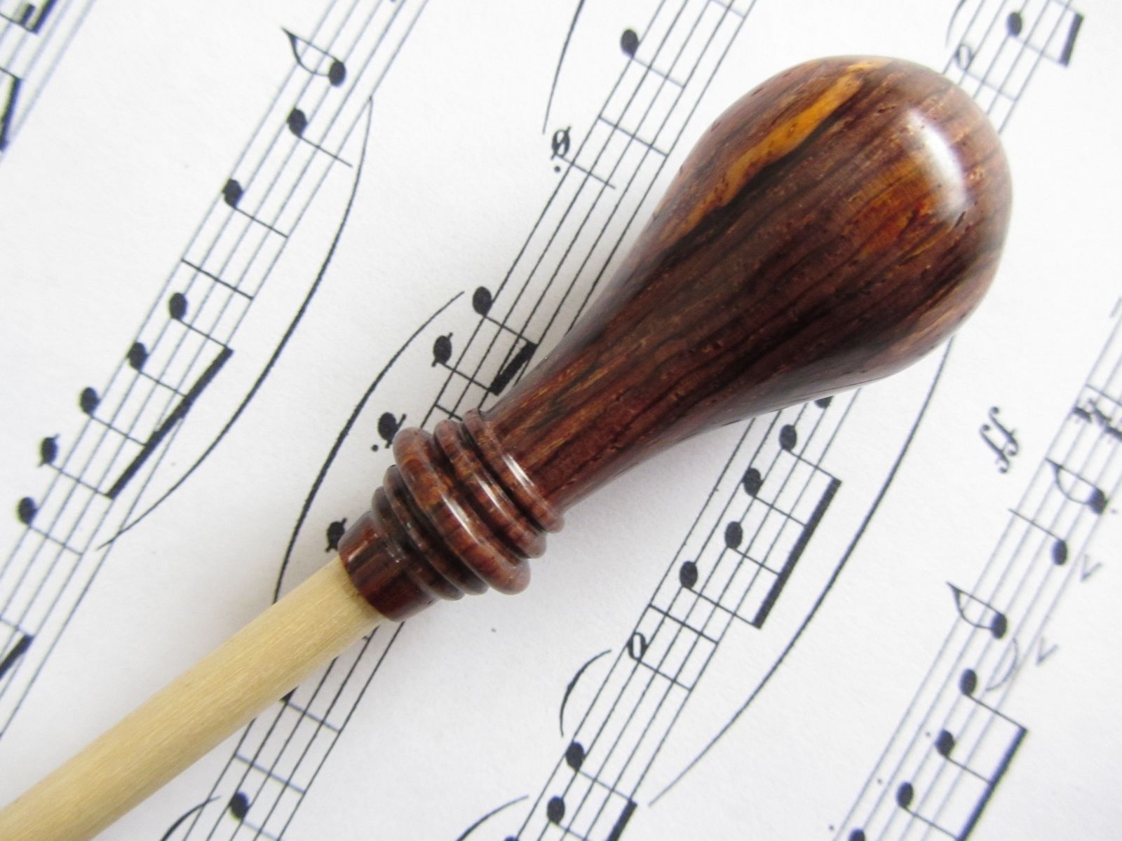 Hand Crafted Music Conductors Baton HandmadeCocobolo Wood Handle And