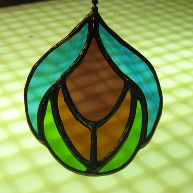 Custom Made Stained Glass Fan Pulls