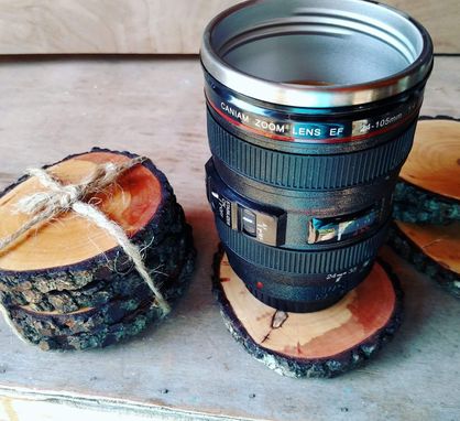 Custom Made Natural Wood Coasters