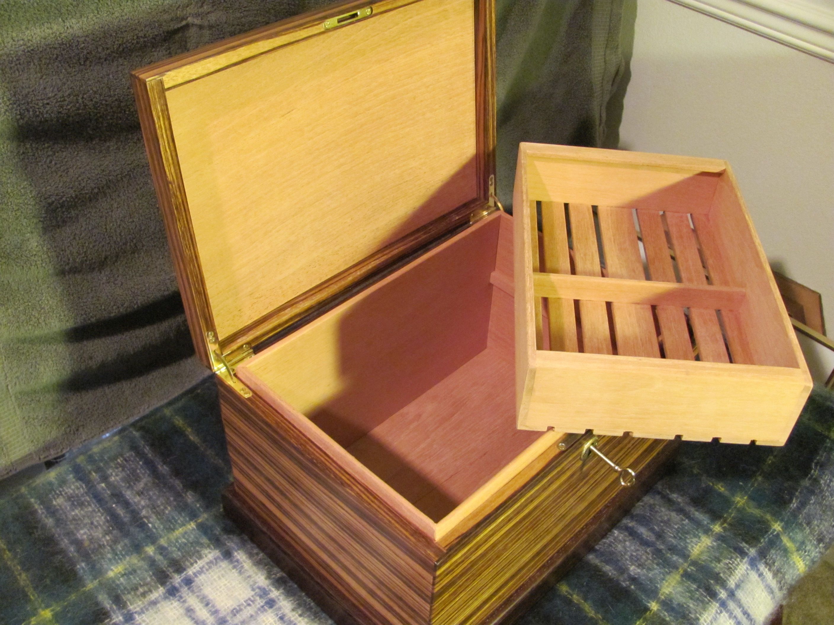 Buy Handmade Custom Made Desktop Humidor, made to order from Crazy