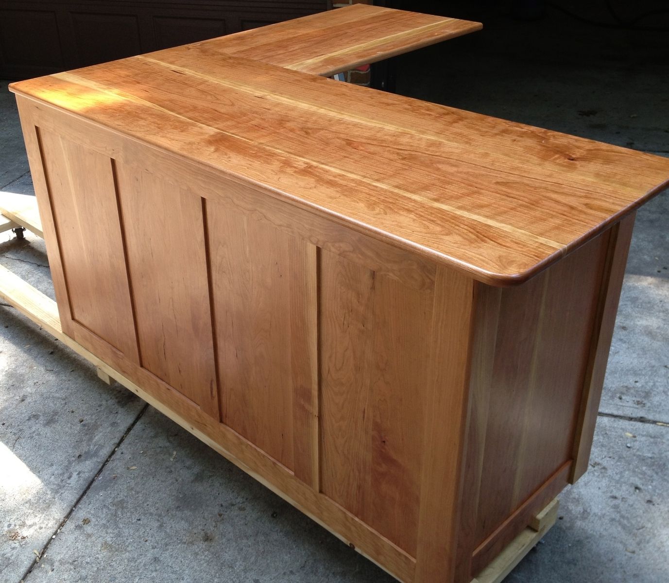 Hand Crafted L Shape Desk By Collin S Custom Furniture