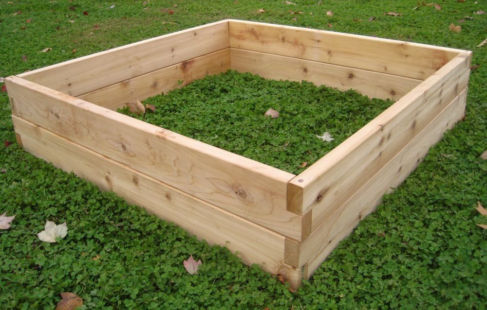 How To Make A Cedar Raised Garden Bed Building Your Own Canoe