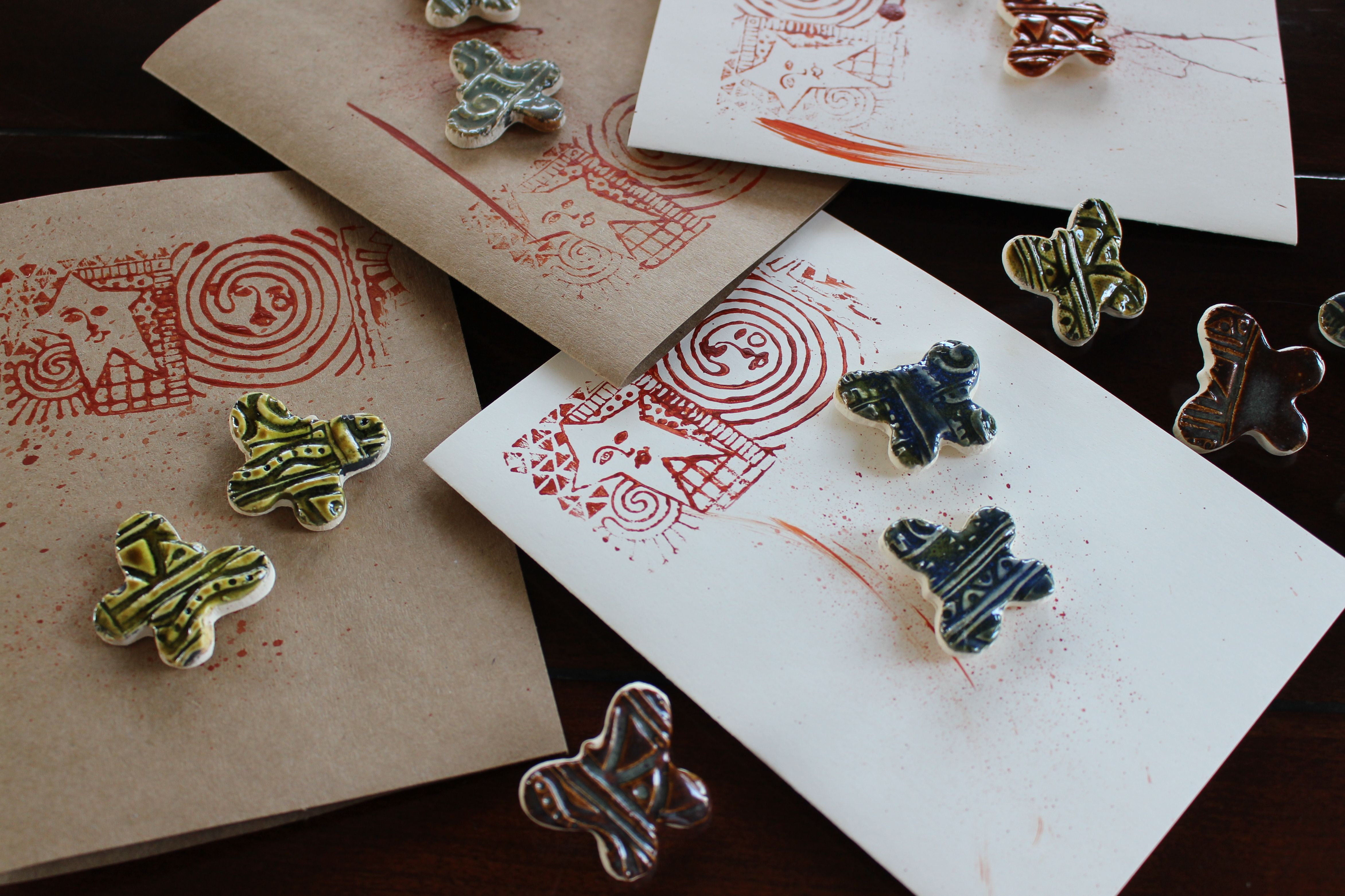 Buy A Custom Butterfly Scatter Pins And Greeting Card Made To Order