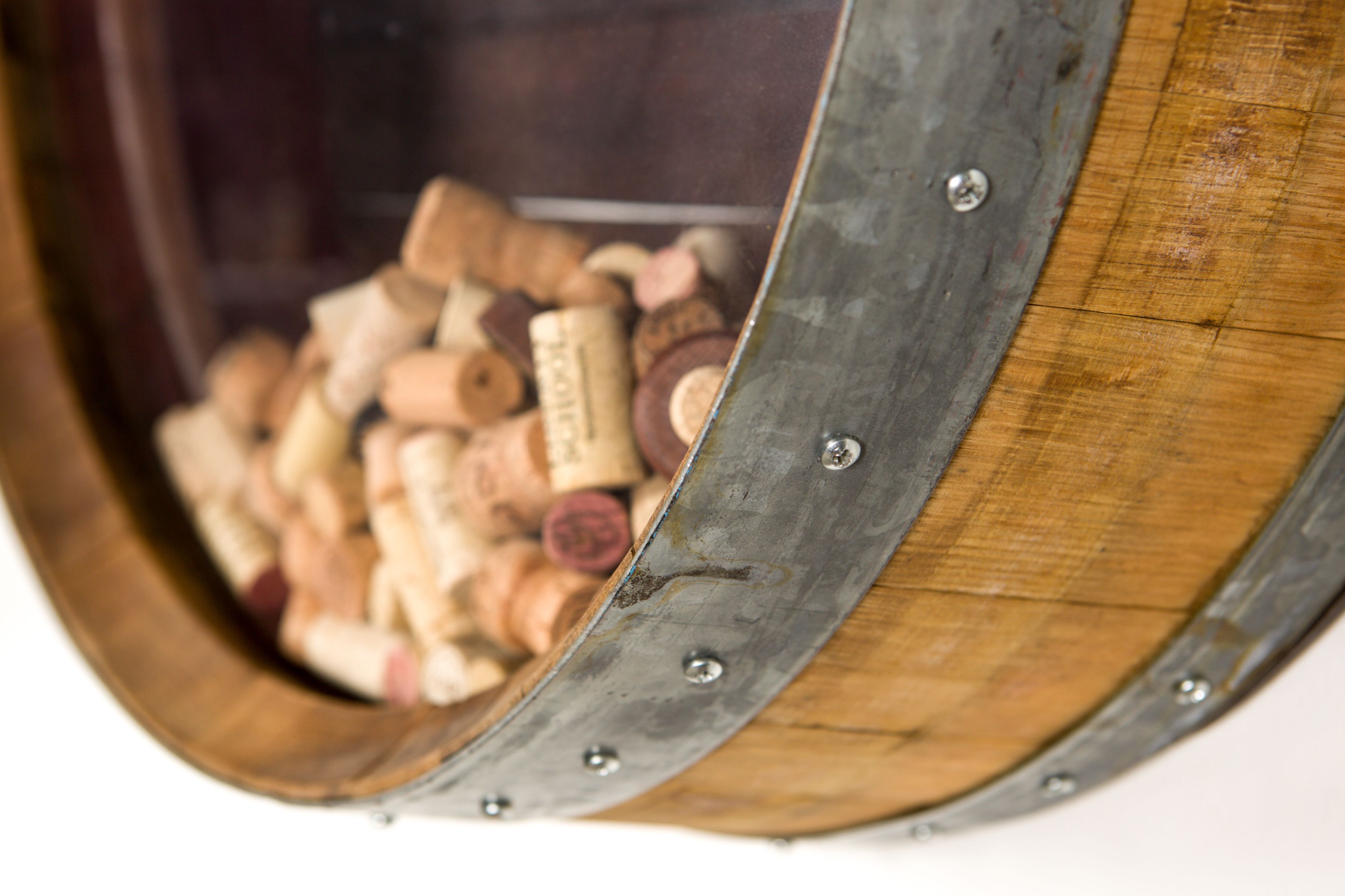 Buy Custom Made Wall Mounted Wine Bottle & Cork Display Kala Made