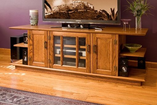 Custom Made Kim's Tv Console With Three Doors