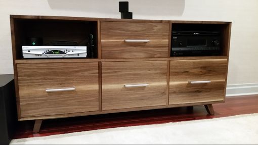 Custom Made Walnut Media Console