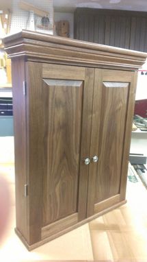 Custom Made Maple Dart Board Cabinets