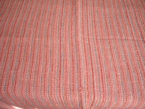 Custom Made Hand Woven Salmon Fabric