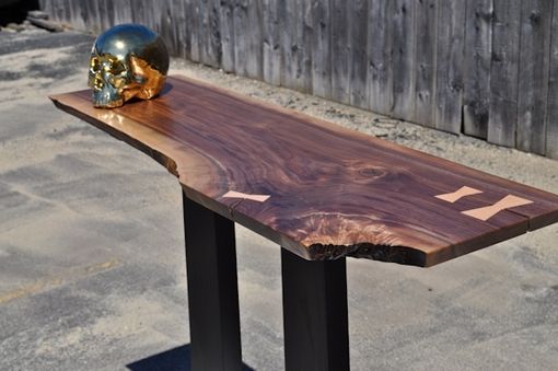 Custom Made Walnut Hall Table