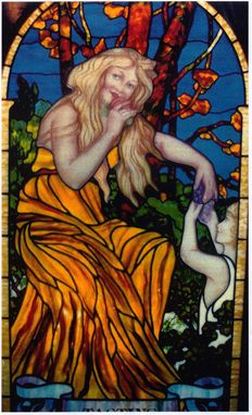 Custom Made "Tasting" Stained Glass Panel