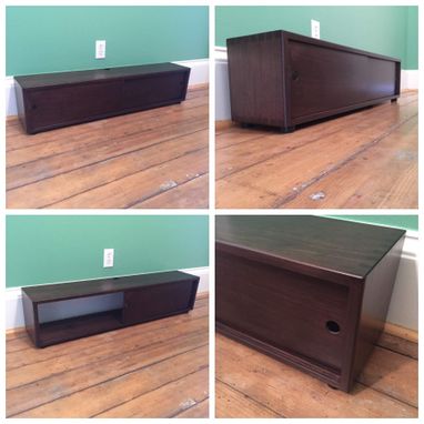 Custom Made Walnut Tv Stand