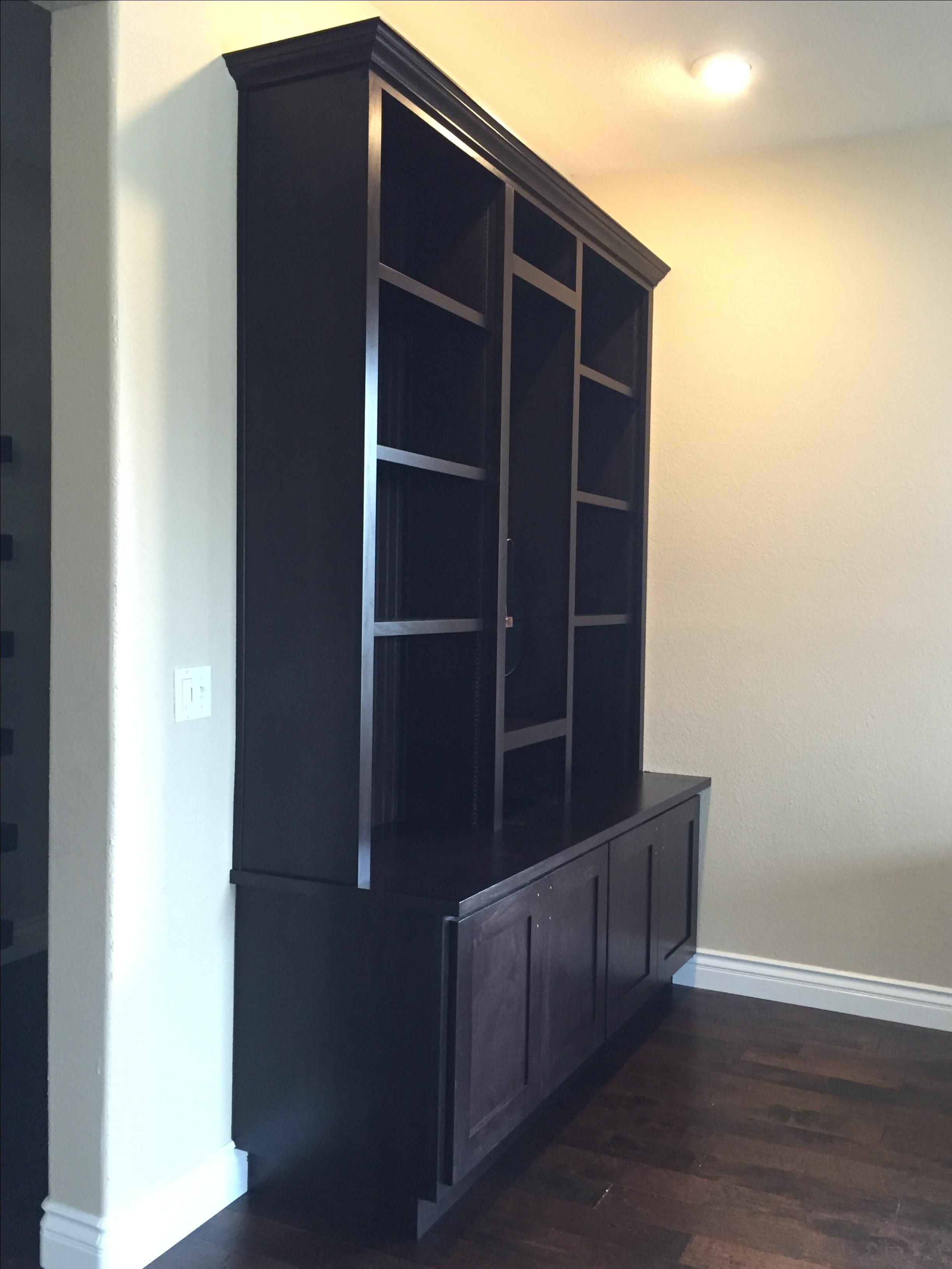 Custom Made Guitar Wall Bookcase by Glerup woodwork and design