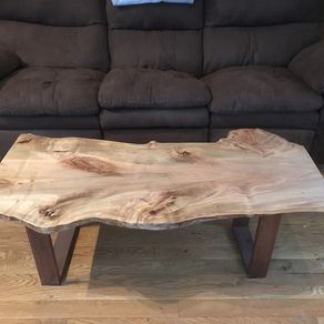 Natural Wood Slab Coffee Tables, What Is A Live Edge Coffee Table