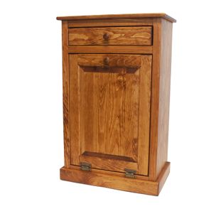 Farmhouse Trash Bin Cabinet from DutchCrafters Amish Furniture