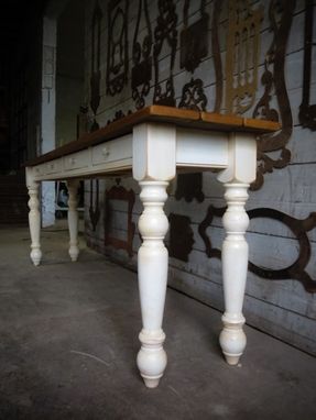 Custom Made White Console Table