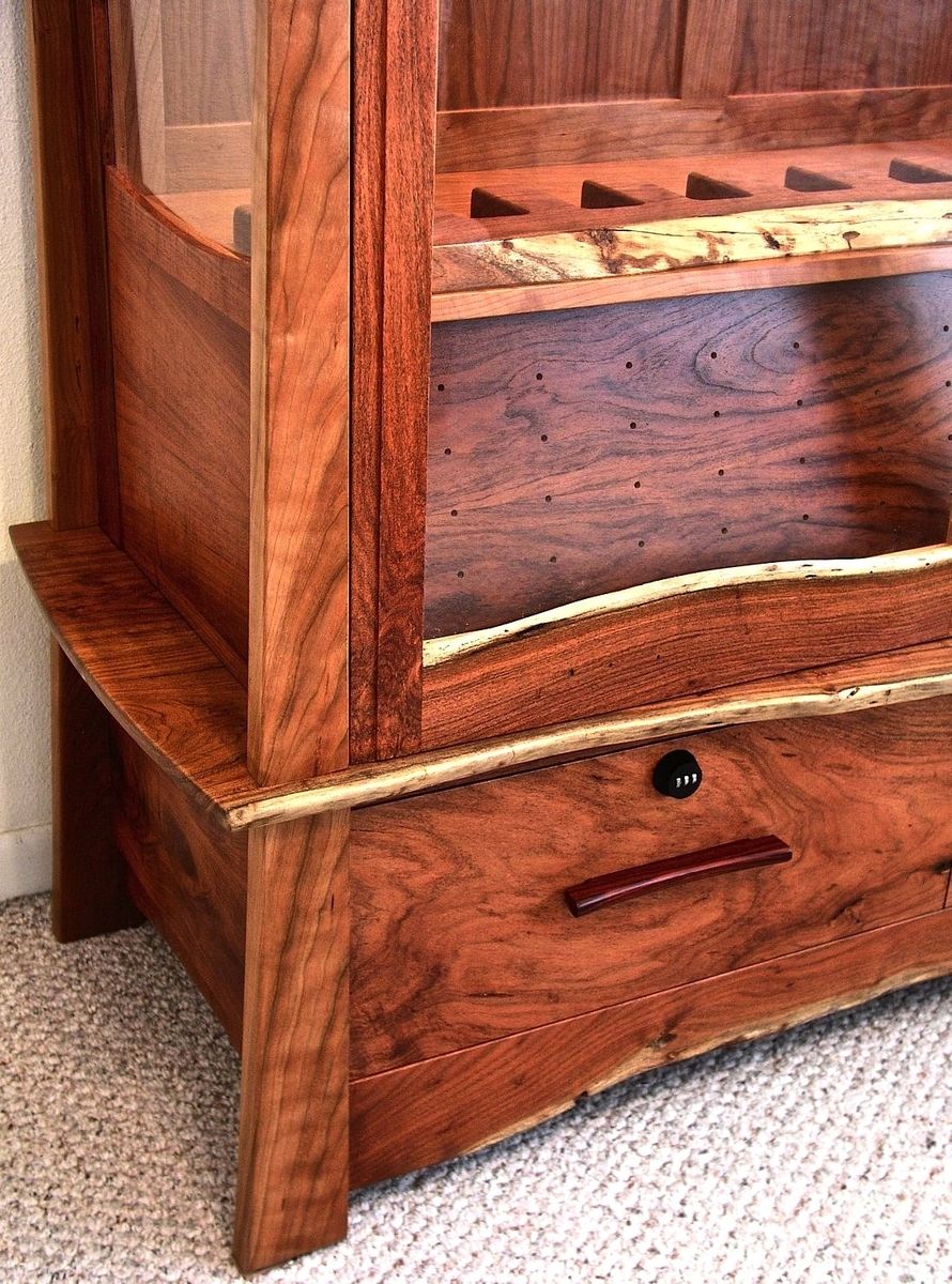 Hand Crafted Mesquite & Cherry Gun by Louis Fry Craftsman In