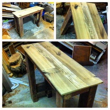 Custom Made Reclaimed Wood Entry Table