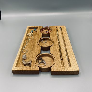Custom Made Handcrafted Wooden Jewelry Dish Set