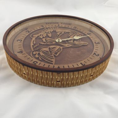 Custom Made Wooden Tide Clock