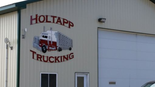 Custom Made Trucking Sign