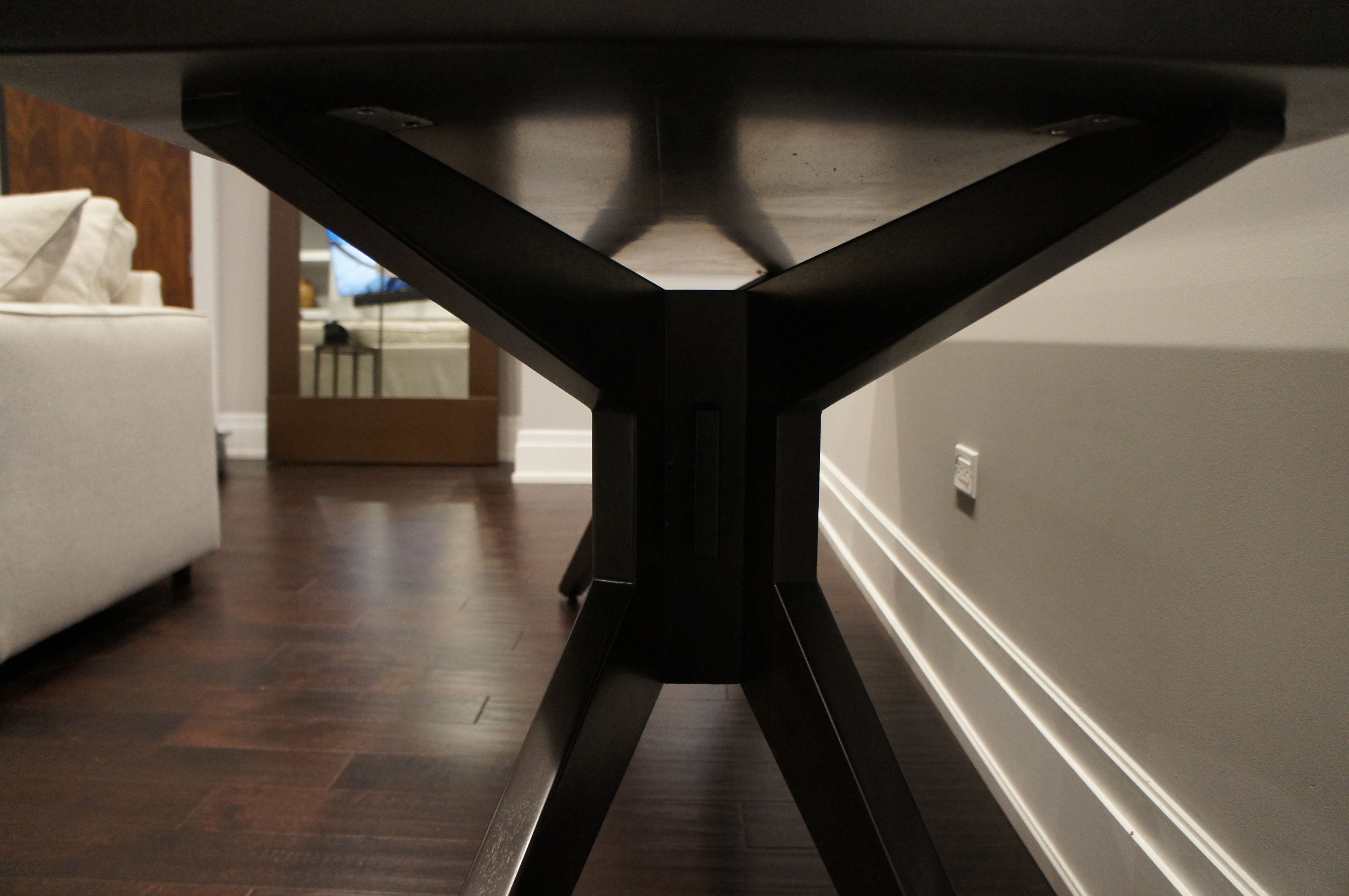 Hand Crafted Custom Modern Dining/Sofa Table by Peabody Enterprises, Inc.